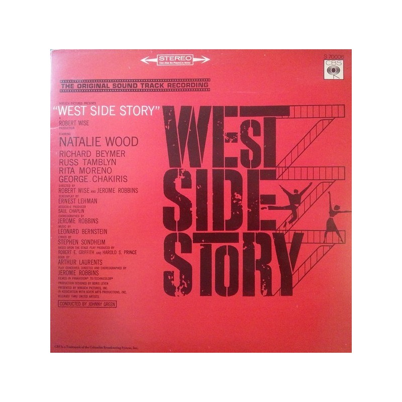 Original Sound Track Recording-Leonard Bernstein ‎– West Side Story|1961     CBS ‎– 70006