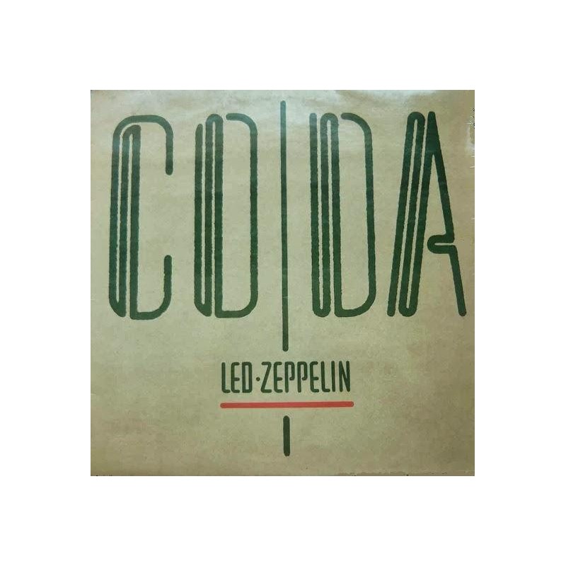 Led Zeppelin ‎– Coda|1982    Swan Song ‎– 90051-1-India Press