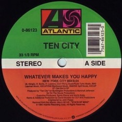 Ten City ‎– Whatever Makes You Happy|1990 Atlantic  0-86123 Maxi Single