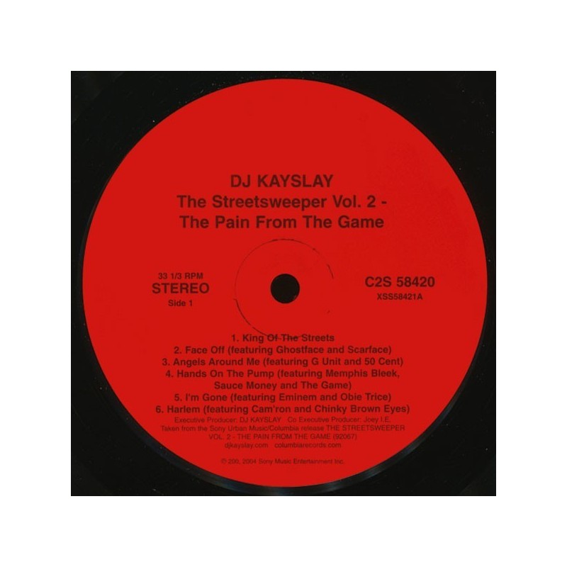 DJ Kay Slay ‎– The Streetsweeper Vol. 2: The Pain From The Game|2004     C2S 58420