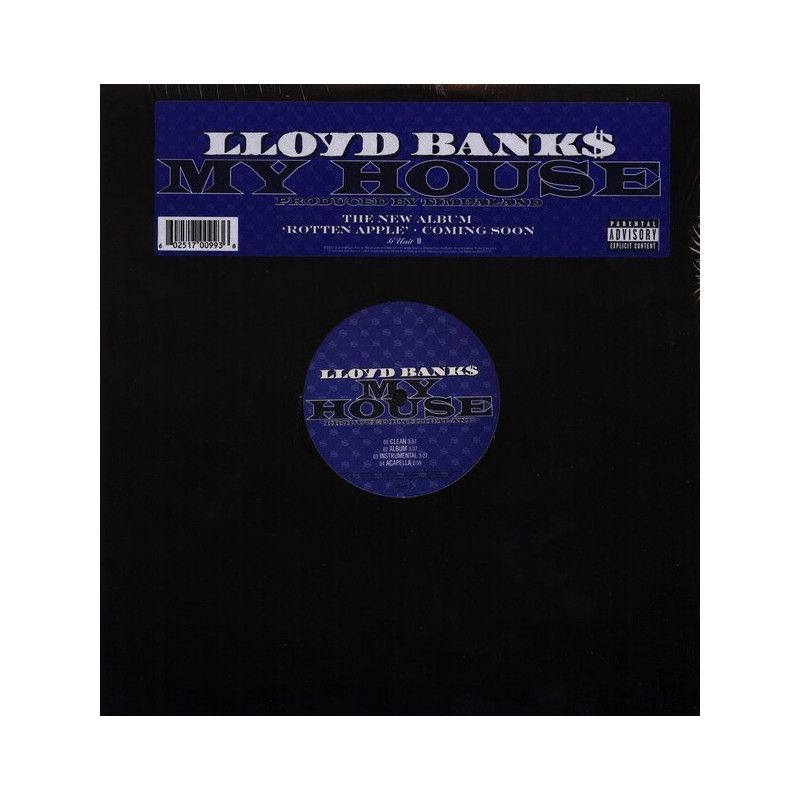 Banks ‎Lloyd – My House|2006   B0007091-11-Maxisingle
