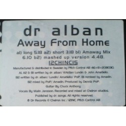 Dr. Alban ‎– Away From Home|1994 Cheir –  12CHINC15 Maxi Single