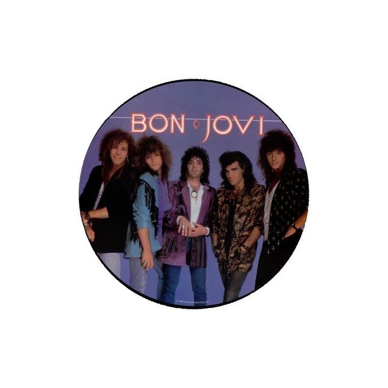 Bon Jovi ‎– Slippery When Wet|1986   Mercury ‎– 830 822-1 M-1-Picture Disc, Limited Edition