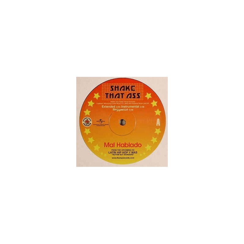 Hablado Mal ‎– Shake That Ass|Thump Records ‎– TH 2345-Maxisingle