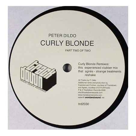 Dildo  Peter ‎– Curly Blonde (Part Two Of Two) |2006     trd2030 -Maxi-Single