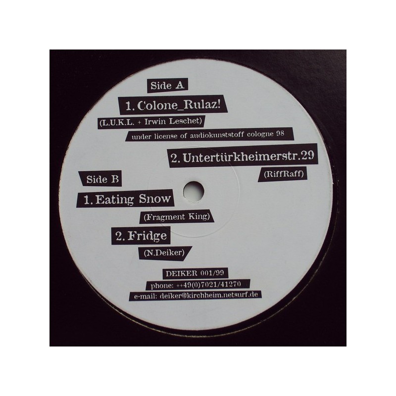 Various ‎– Cities And Seasons |1998    Deiker 001 -Maxi-Single