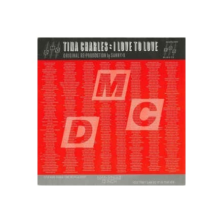Charles ‎ Tina – I Love To Love ( Production By Sanny-X) |1986    Arista ‎– 609 066 -Maxi-Single