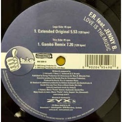 F.R Feat. Jenny B. ‎– Love Is The Music |2002     B.I.G. ‎– BIG 5228-12 -Maxi-Single