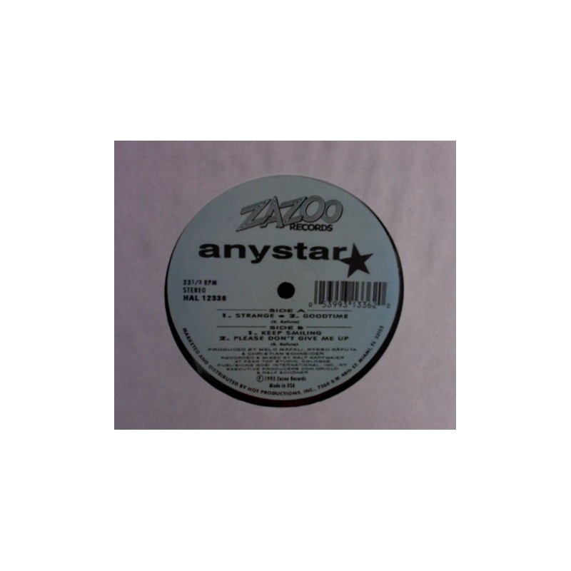 Anystar ‎– Strange / Goodtime | Zazoo Records ‎– HAL 12336 -Maxi-Single