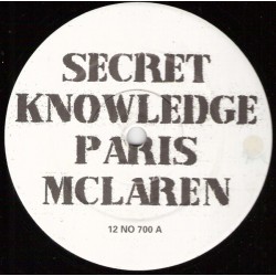 Secret Knowledge v Youth ‎– The Mclaren Mixes |1994     No! ‎– 12 NO 700 -Maxi-Single