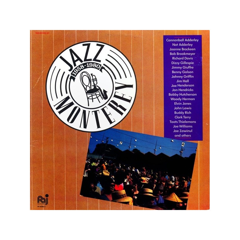 Various – Jazz Monterey 1958-1980|1980 Palo Alto Records PA 8080-2 Various – Jazz Monterey 1958-1980|1980 Palo Alto Records PA 8080-2