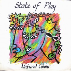 State Of Play ‎– Natural Colour |1986     Virgin ‎– 608 039-Maxi-Single