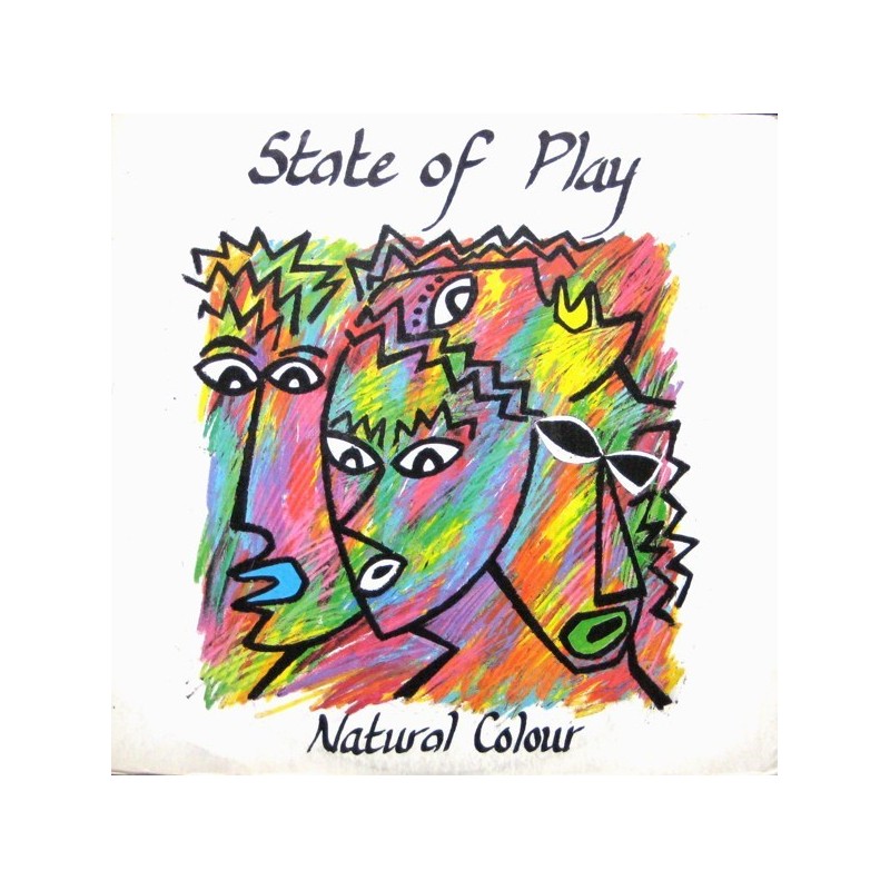 State Of Play ‎– Natural Colour |1986     Virgin ‎– 608 039-Maxi-Single