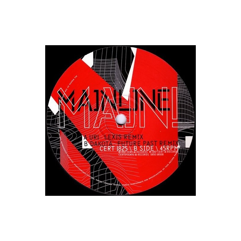 Mainline ‎– UR 1 / Dakota (Remixes) |1997     CERT1825 -Maxi-Single