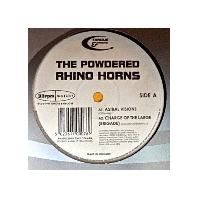 Powdered Rhino Horns The ‎– Astral Visions |1994    TNG12007 -Maxi-Single
