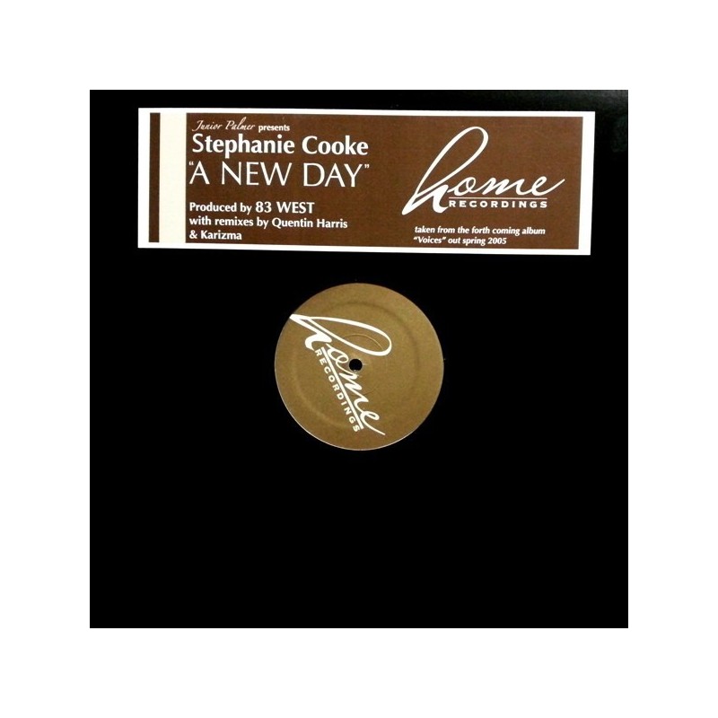 Junior Palmer presents Stephanie Cooke ‎– A New Day |2005    HR001 -Maxi-Single