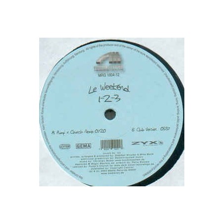 Le Weekend ‎– 1-2-3 |2004    MRG 1004-12 -Maxi-Single