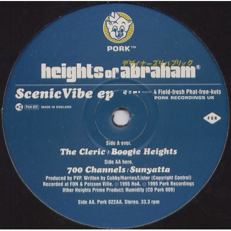 Heights Of Abraham ‎– Scenic Vibe EP |1995   Pork 022-Maxi-Single