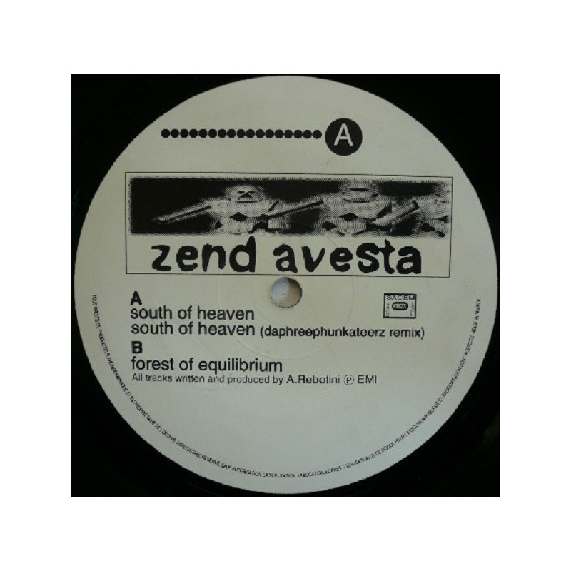 Zend Avesta ‎– South Of Heaven |1996     ver.0 0 3 -Maxi-Single
