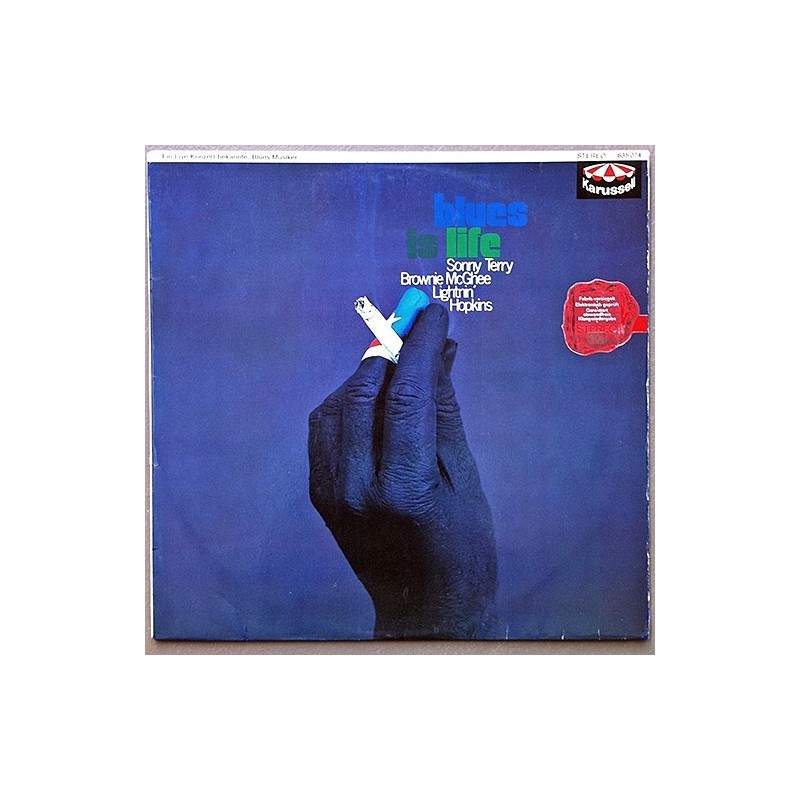 Lightnin&8216 Hopkins + Sonny Terry & Brownie McGhee ‎– Blues Is Life|1965  Karussell	635 074
