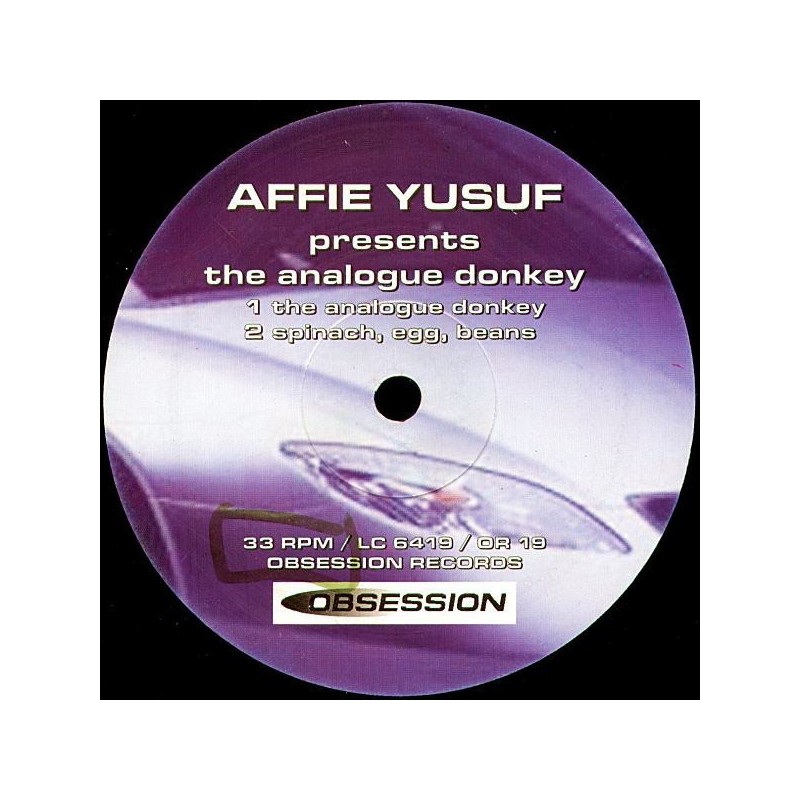 Yusuf  Affie ‎– The Analogue Donkey |1995    OR 019 -Maxi-Single