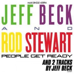 Beck Jeff and Rod Stewart ‎– People Get Ready |1985    EPCA 12-6387 -Maxi-Single
