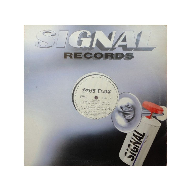 Aeon Flux‎– Be My Energizer |1995     Signal 002 -Maxi-Single
