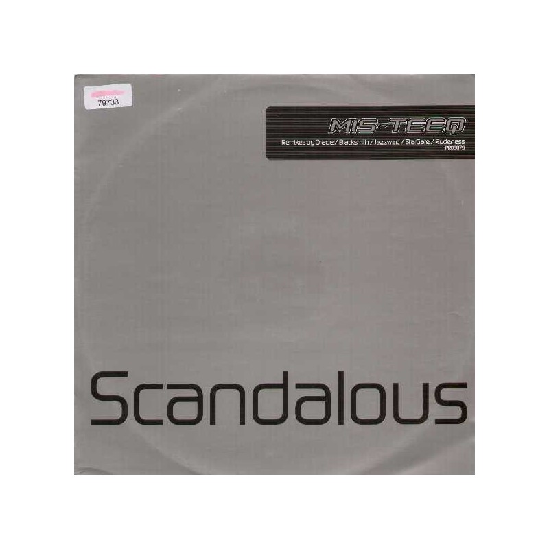 Mis-Teeq ‎– Scandalous |2003     Telstar ‎– PR03879 -Maxi-Single